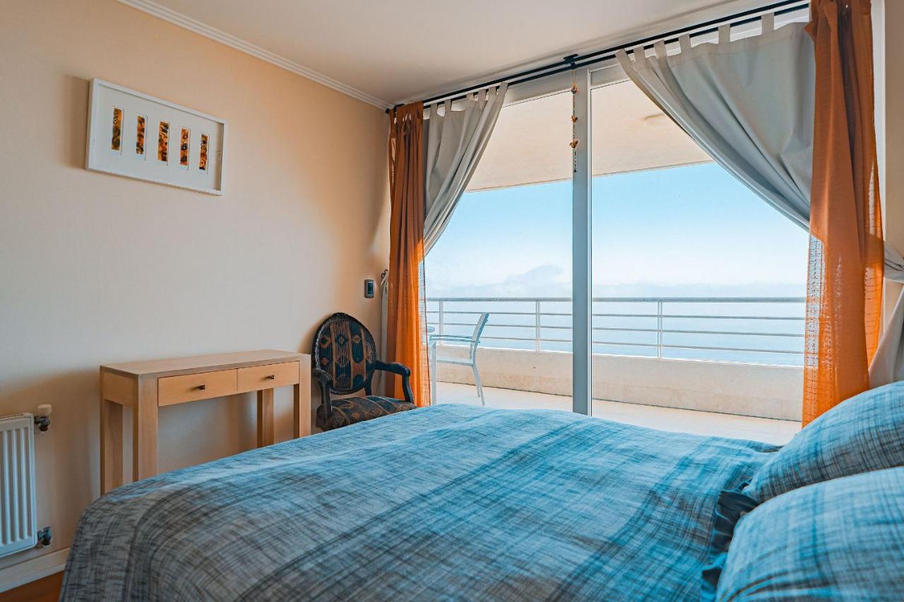 Hermoso Departamento Con Insuperable Vista Al Mar Apartment Vina del Mar Exterior foto