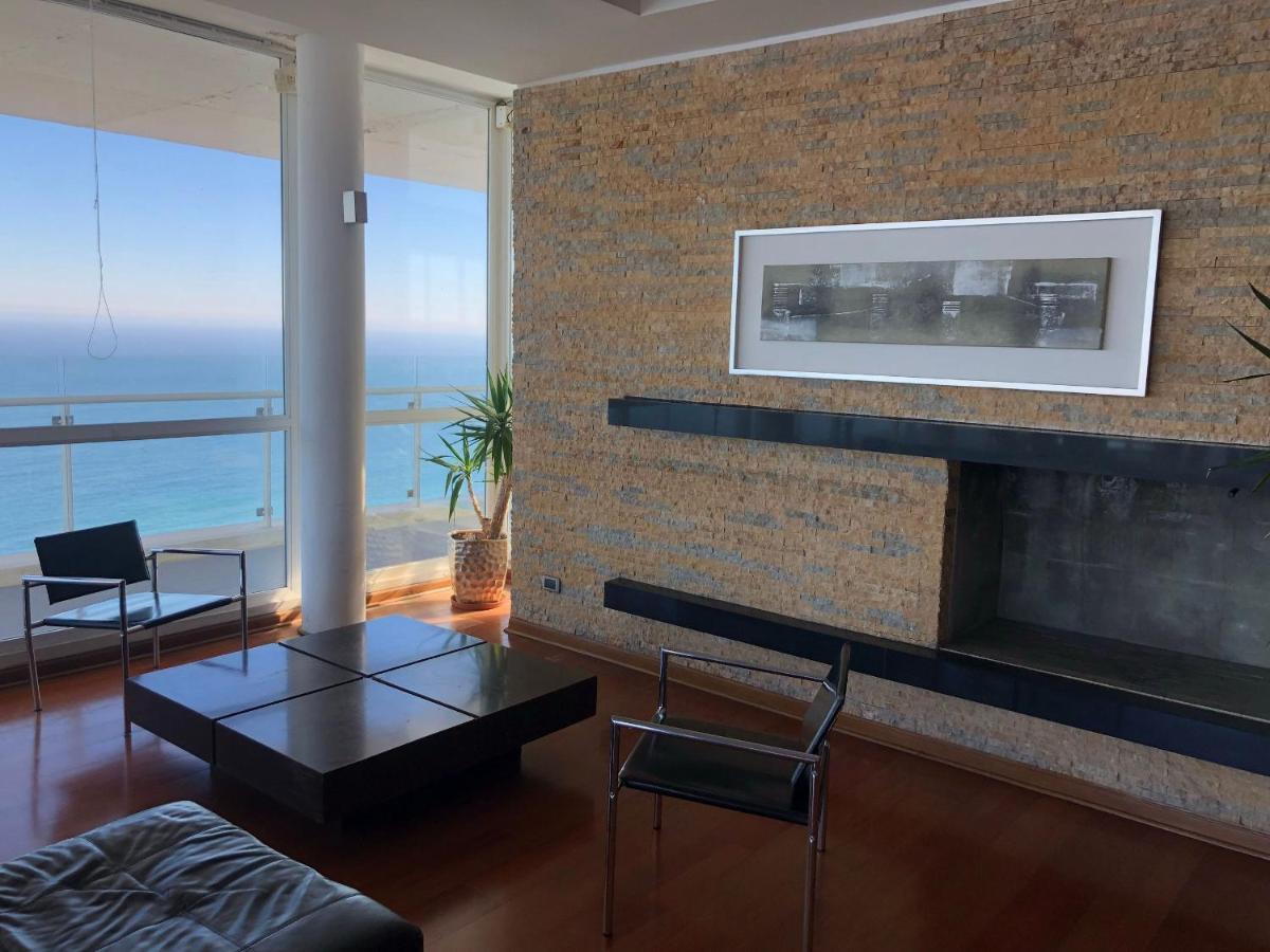 Hermoso Departamento Con Insuperable Vista Al Mar Apartment Vina del Mar Exterior foto